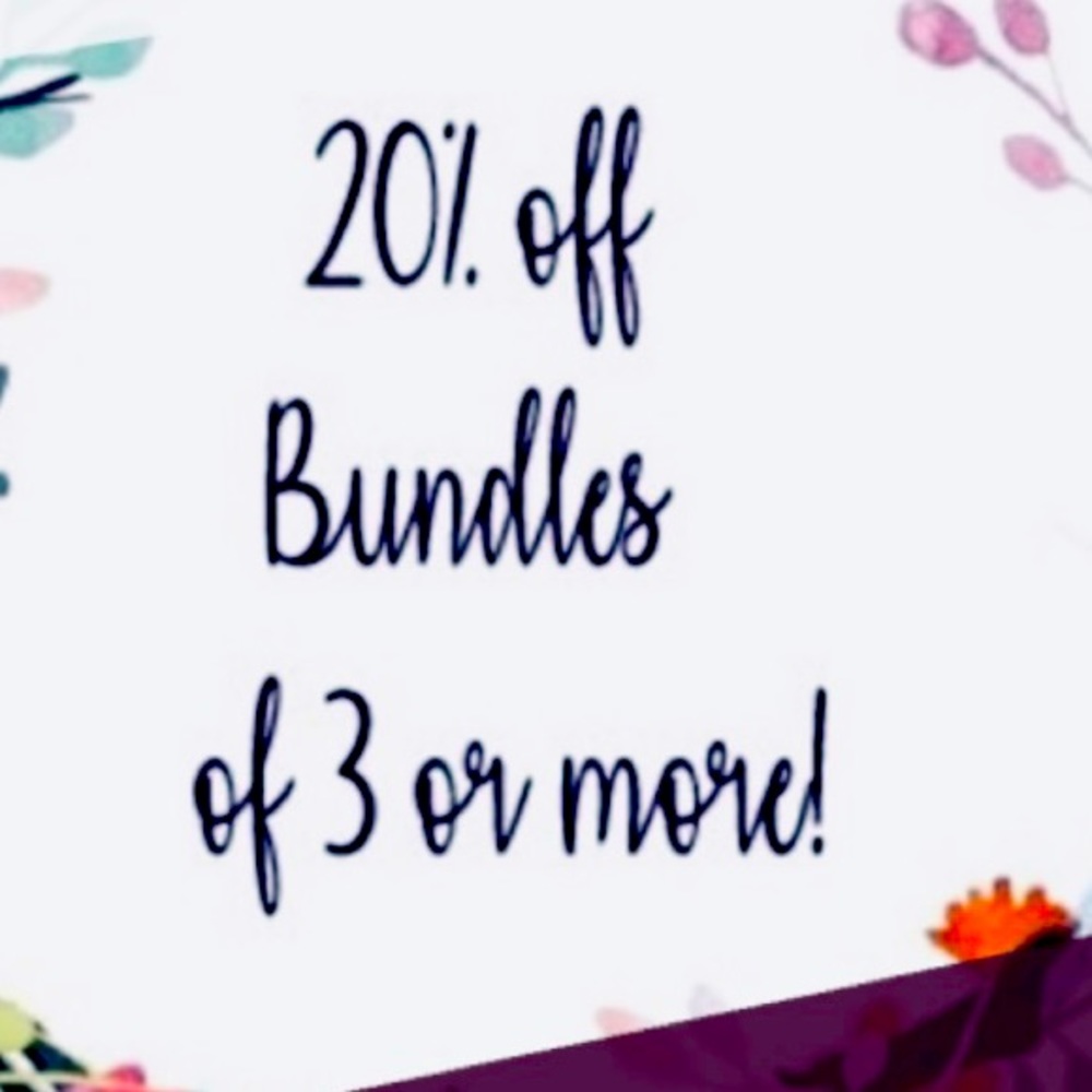 Bundle 3 iitems for 20%